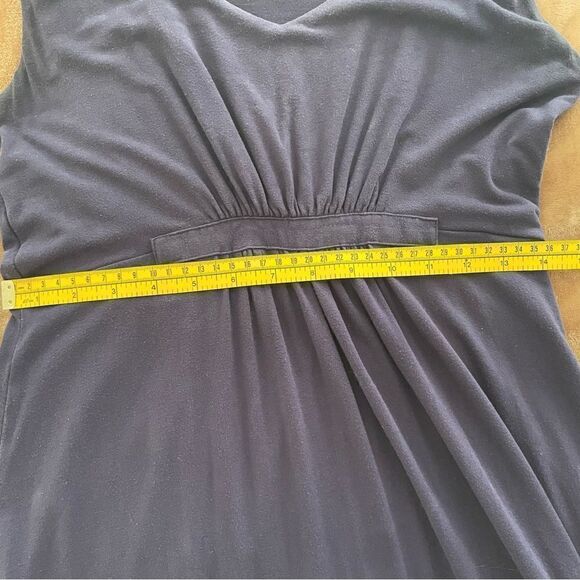 Boden Empire Waist Jersey Maxi Dress Navy Sleeveless Size 8L Read Description! - Picture 10 of 14
